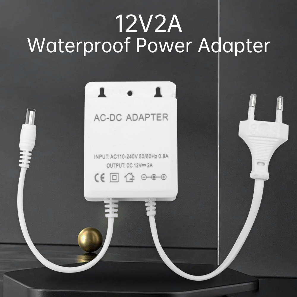 Outdoor Sport Camera - DC12V 2A EU Plug Adapter Security