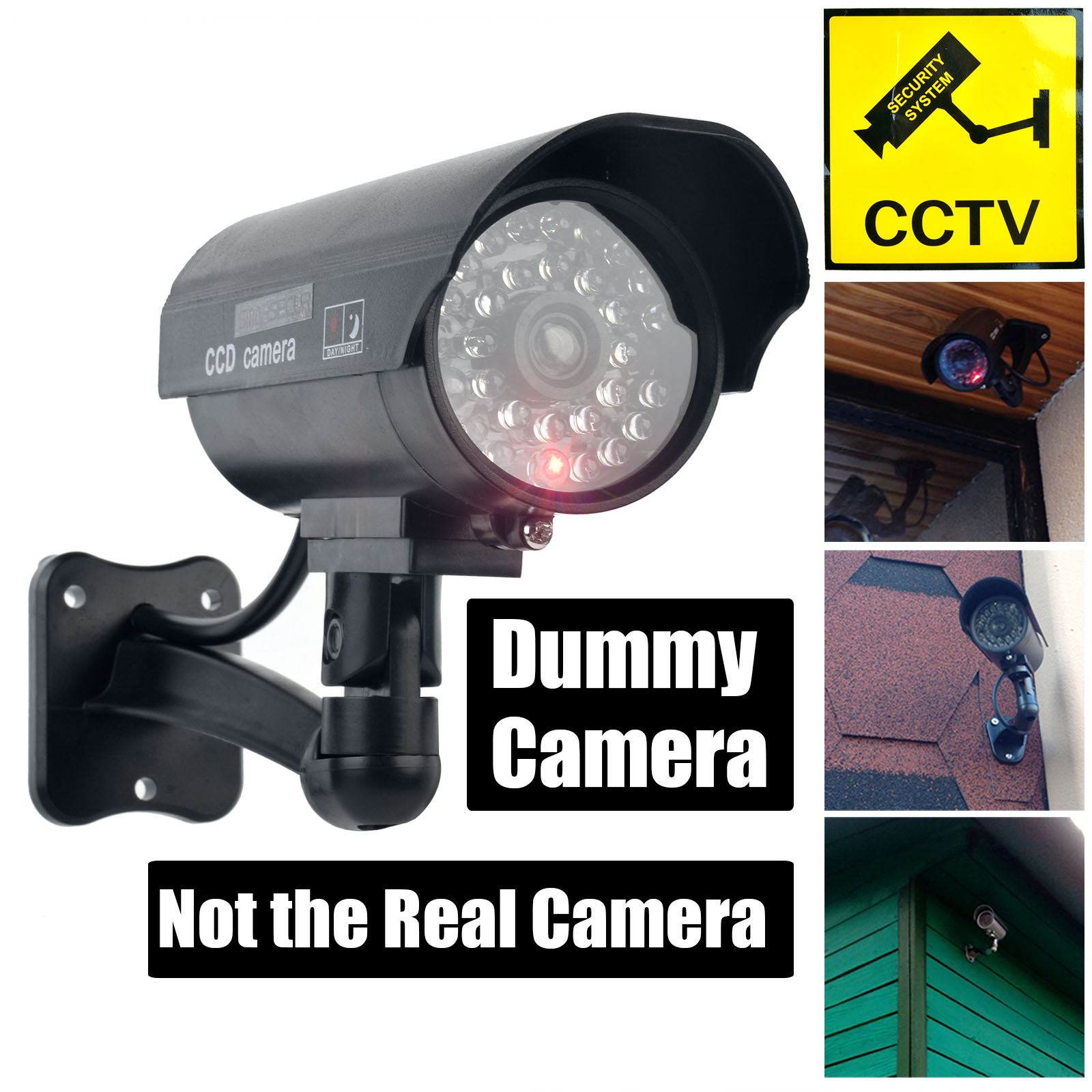 Outdoor Sport Camera - Smarsecur Fake Camera Dummy Waterproof Security