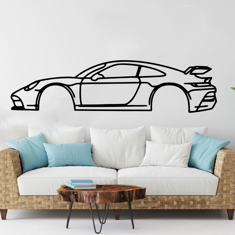 Sport Car Automotive Silhouett - Outdoor Sport Floor Tiles ulasan dan harga