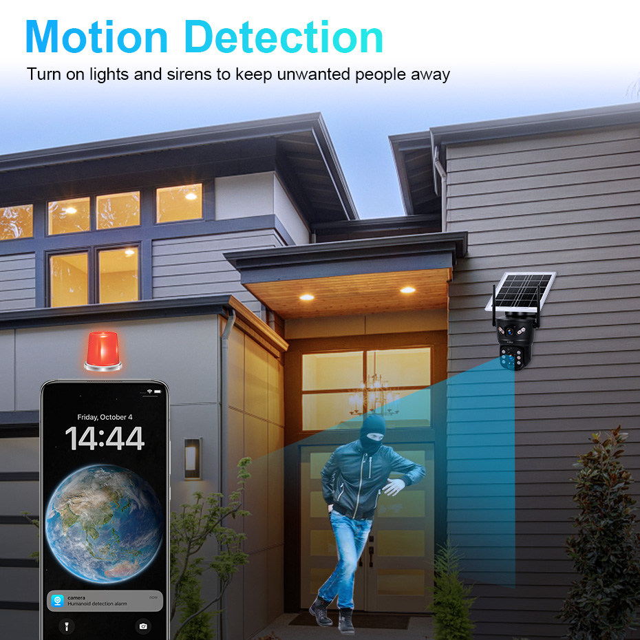 KERUI 6MP 4G SIM WiFi Solar Ca - Outdoor Sport Camera ulasan dan harga
