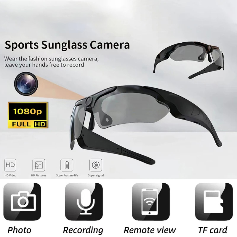 1080P HD Camera Smart Glasses  - Outdoor Sport Camera ulasan dan harga