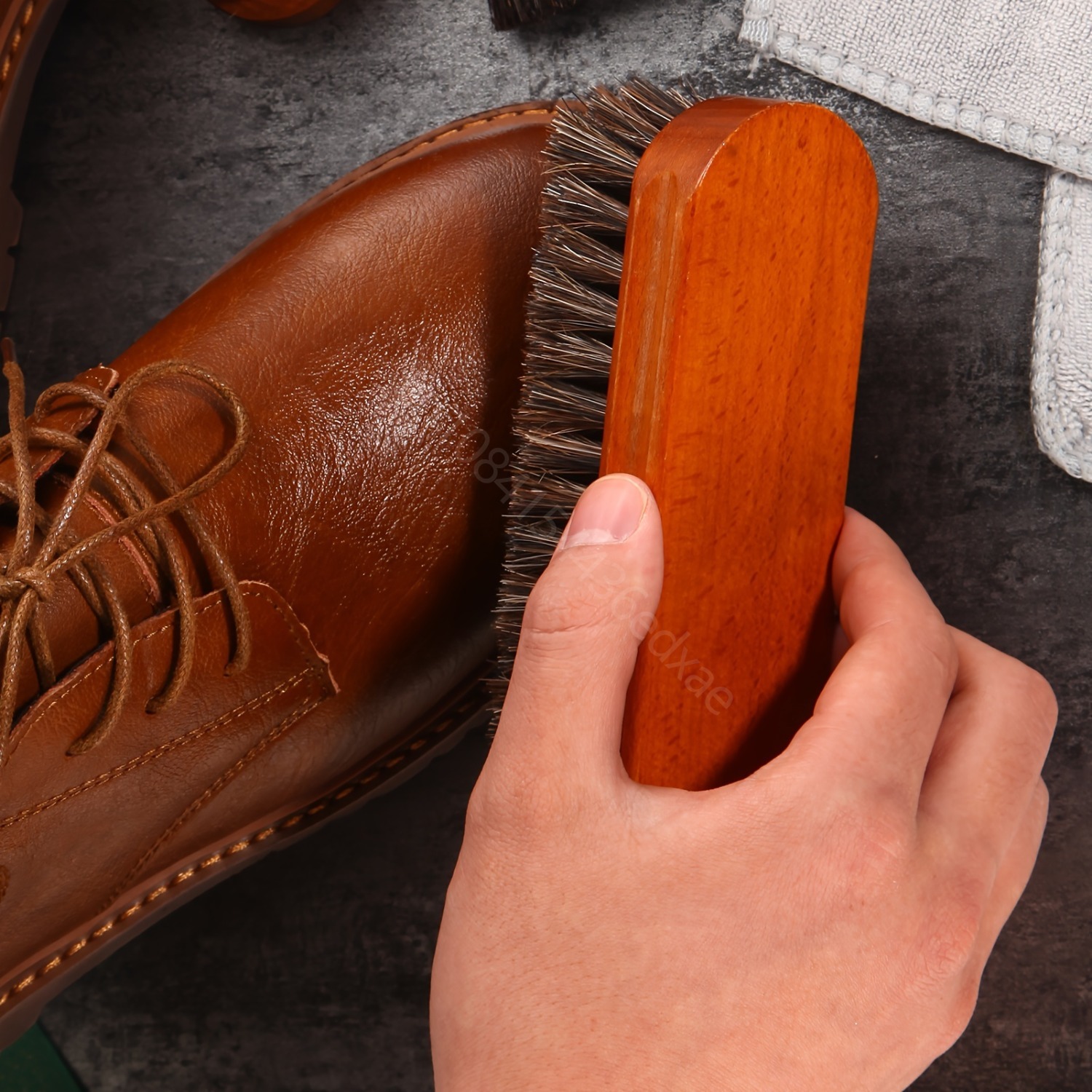 Long-Handled Shoe Brush Horseh - Brushing Boot Horse ulasan dan harga