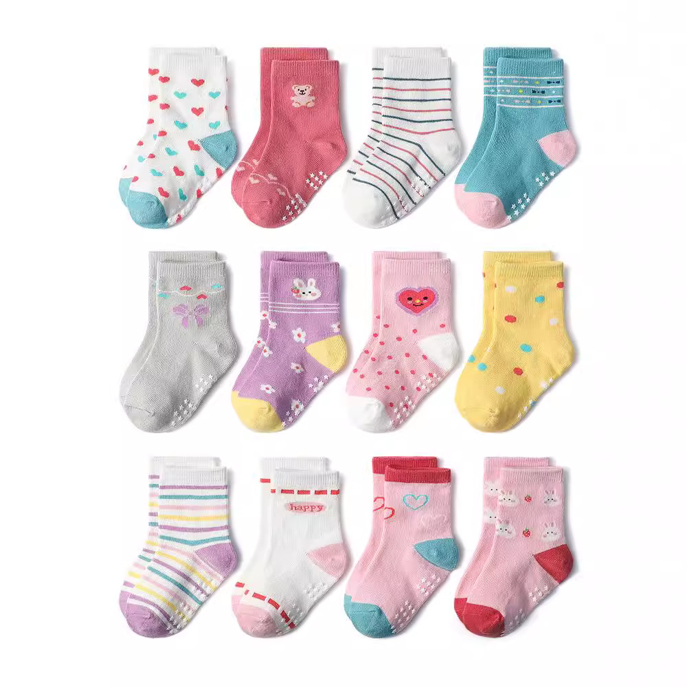 1/3/6/9/12 Pairs Kids Socks Se - Trampoline Park Sock ulasan dan harga