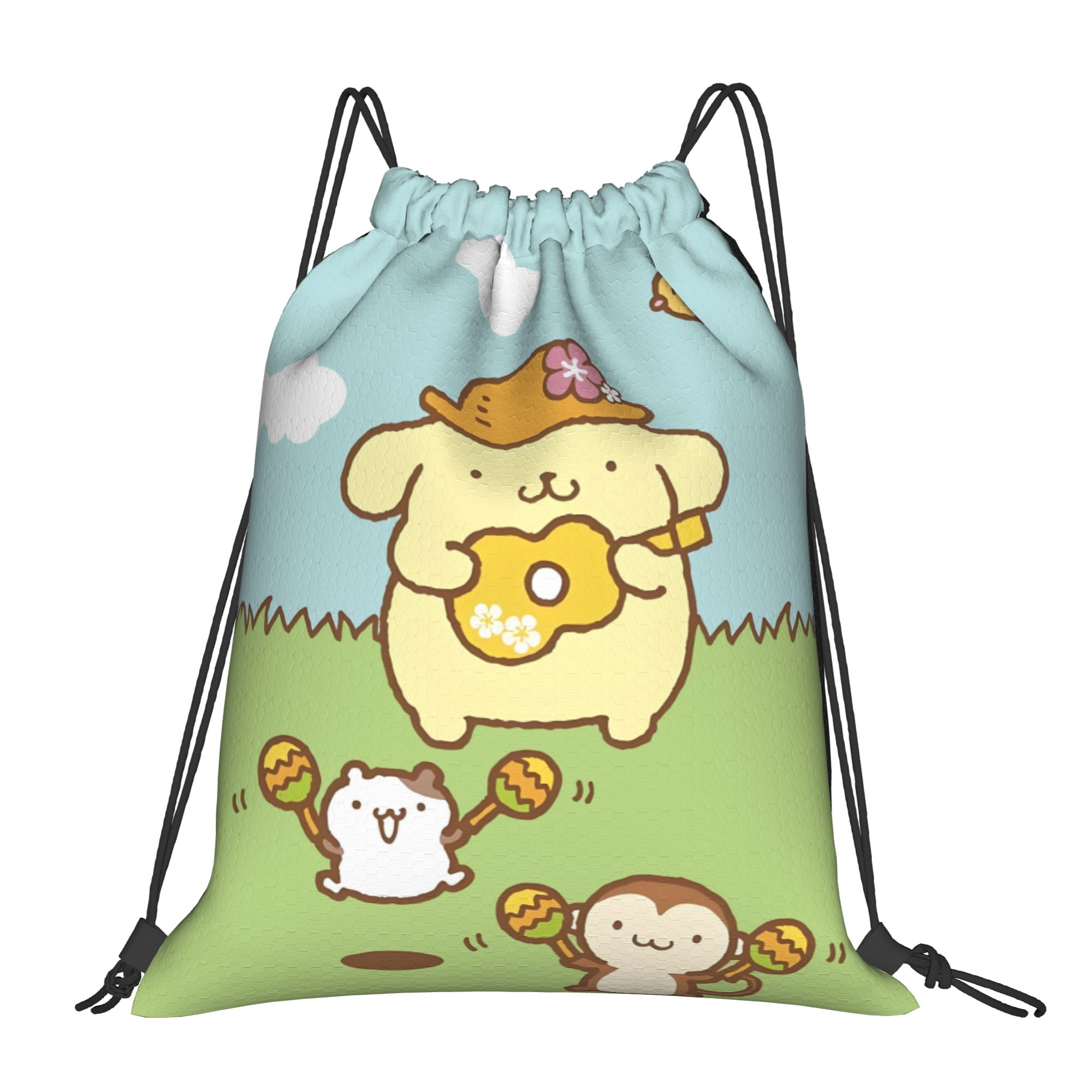 Custom P-Pompompurines Drawstr - Outdoor Sport Backpack ulasan dan harga