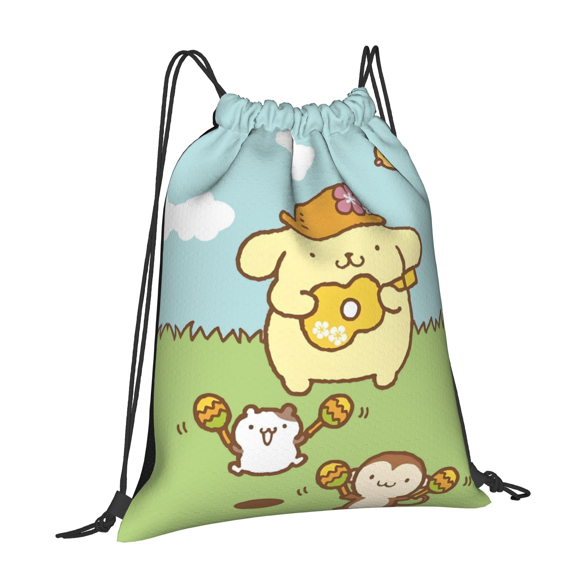 Custom P-Pompompurines Drawstr - Outdoor Sport Backpack ulasan dan harga
