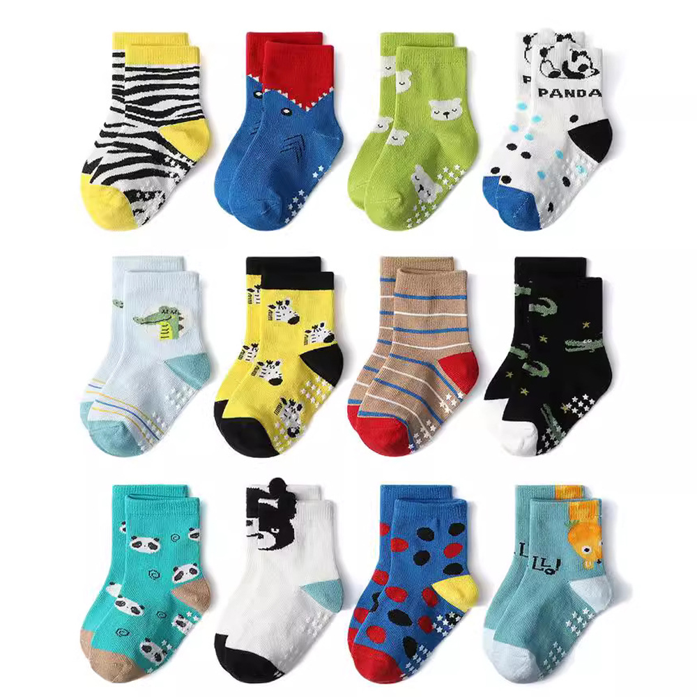 1/6/12 Pairs Kids Socks Sets f - Trampoline Park Sock ulasan dan harga