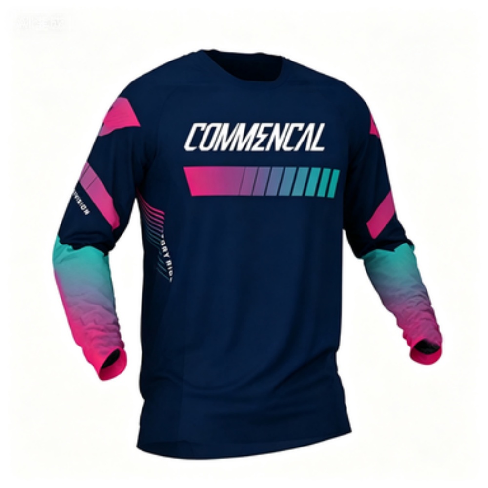 Sporty Long-Sleeve T-Shirt wit - Outdoor Sportswear ulasan dan harga
