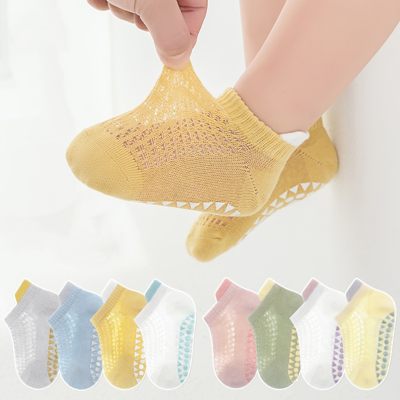 4Pairs Thin Kids Baby Boat Soc - Trampoline Park Sock ulasan dan harga