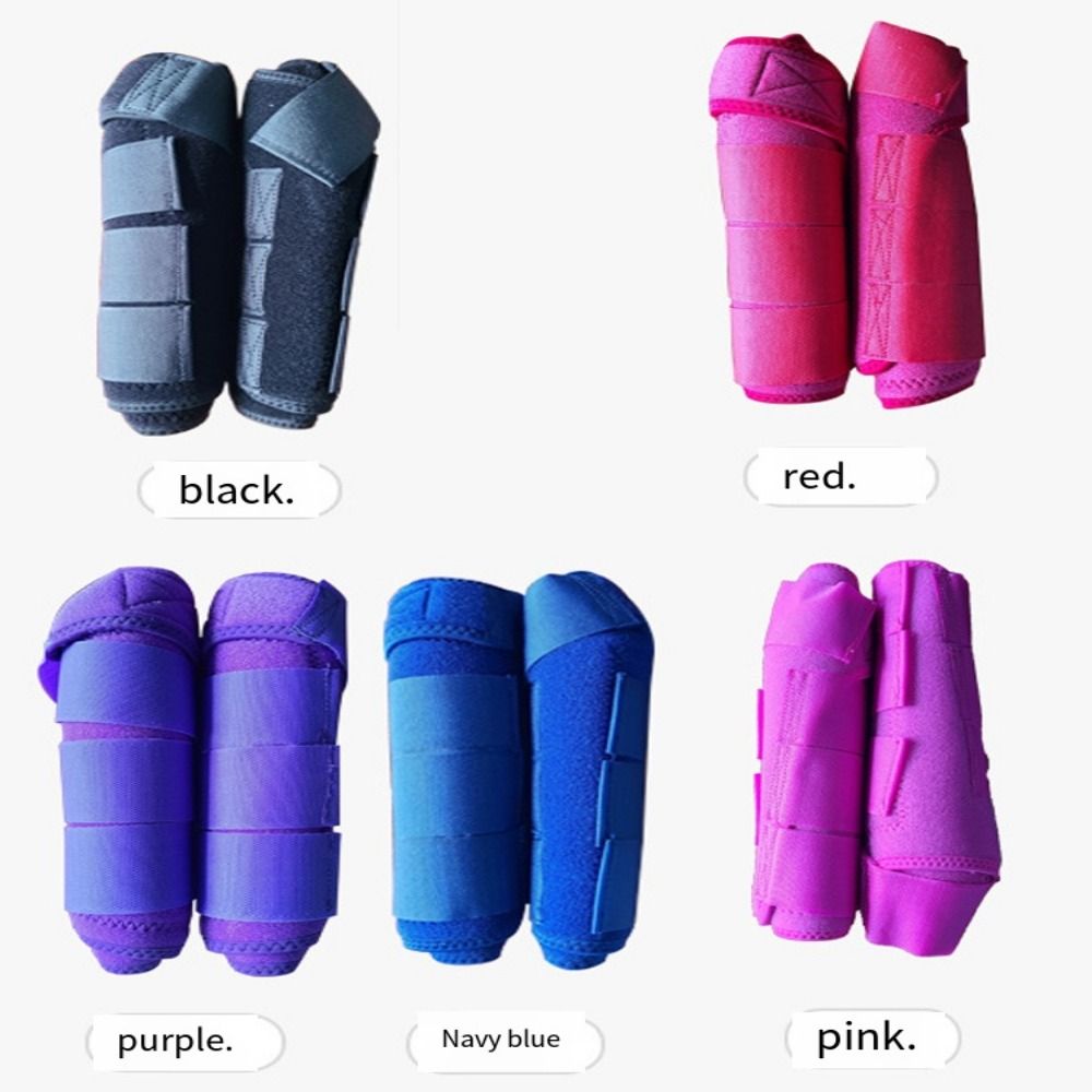 4pcs/set Colorful Horse Sport  - Brushing Boot Horse ulasan dan harga