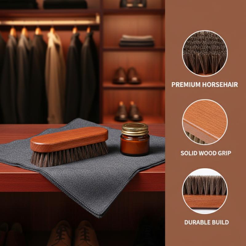 ★▲1PC Shoe Care Horse Hair Bru - Brushing Boot Horse ulasan dan harga
