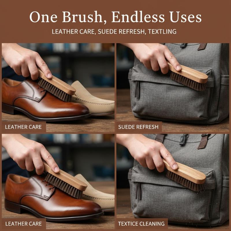 ★▲1PC Shoe Care Horse Hair Bru - Brushing Boot Horse ulasan dan harga