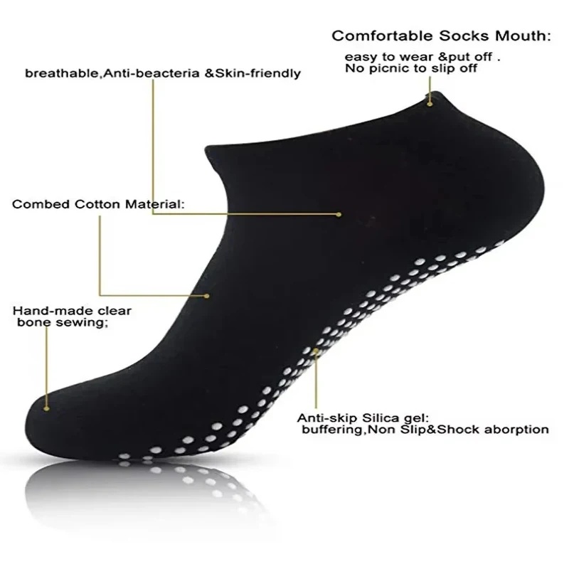 Women Anti-Slip Sock trampolin - Trampoline Park Sock ulasan dan harga