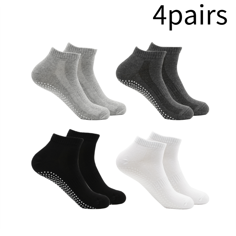 1pair/4pairs Black White Gray  - Trampoline Park Sock ulasan dan harga