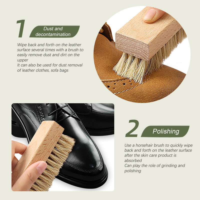 1/4 PCS Shoe Brush Set – Nylon - Brushing Boot Horse ulasan dan harga