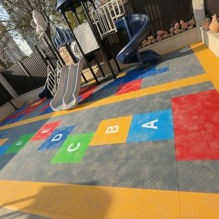 Professional Interlocking PP M - Outdoor Sport Floor Tiles ulasan dan harga