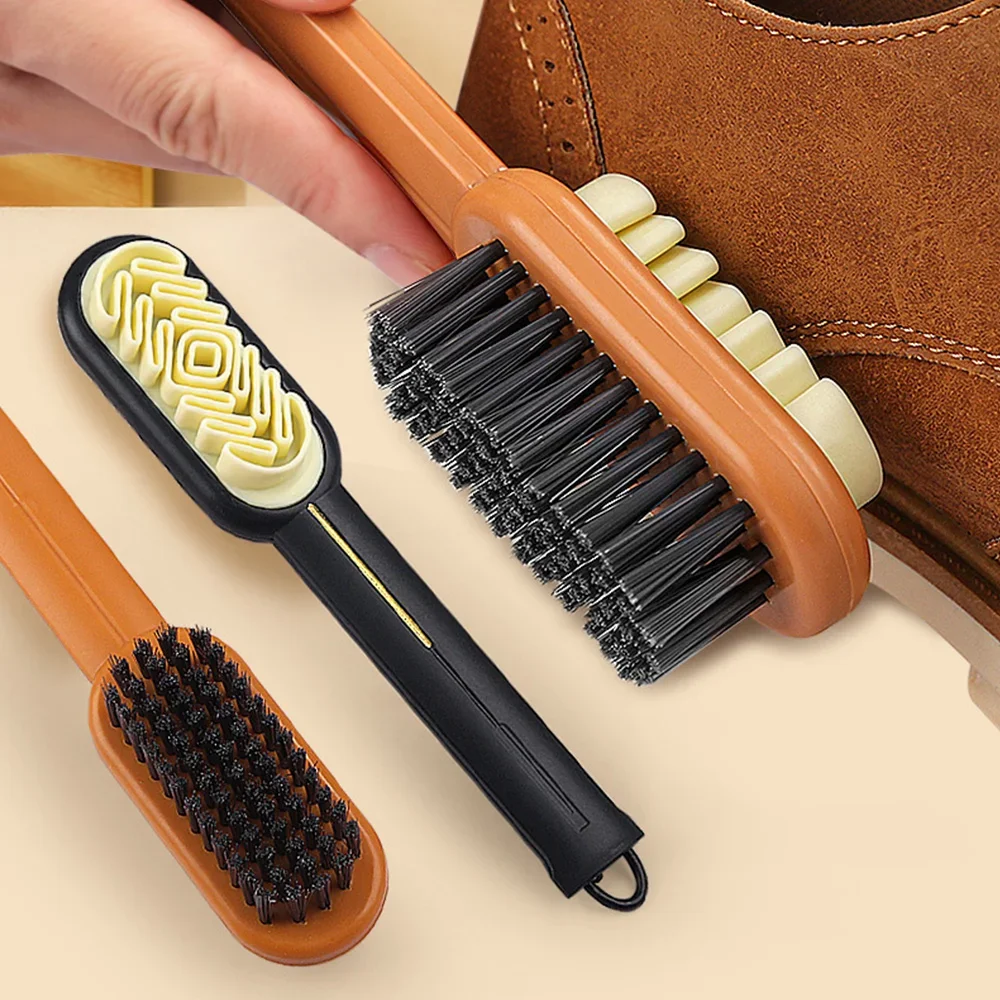 1pc 2 in 1 Suede Shoe Brush Cl - Brushing Boot Horse ulasan dan harga