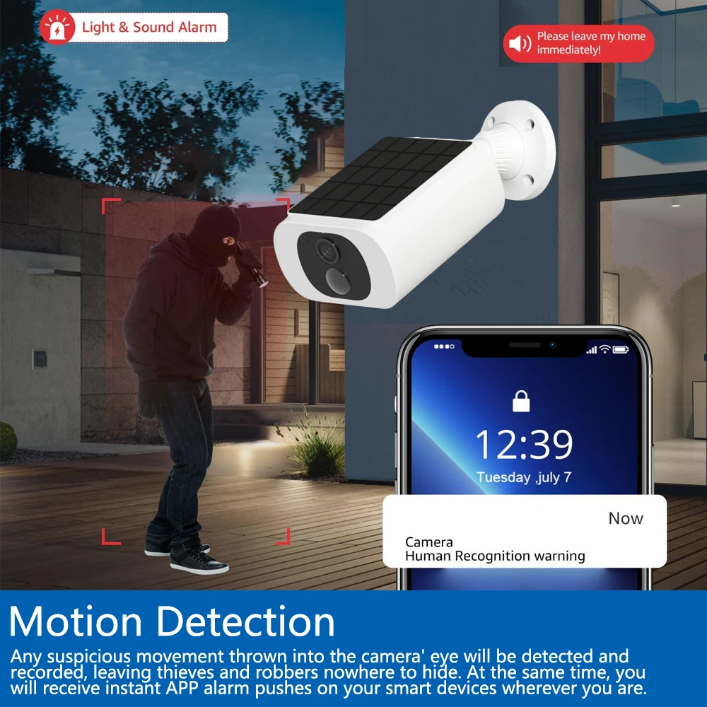 Tuya 5MP Solar Security Camera - Outdoor Sport Camera ulasan dan harga