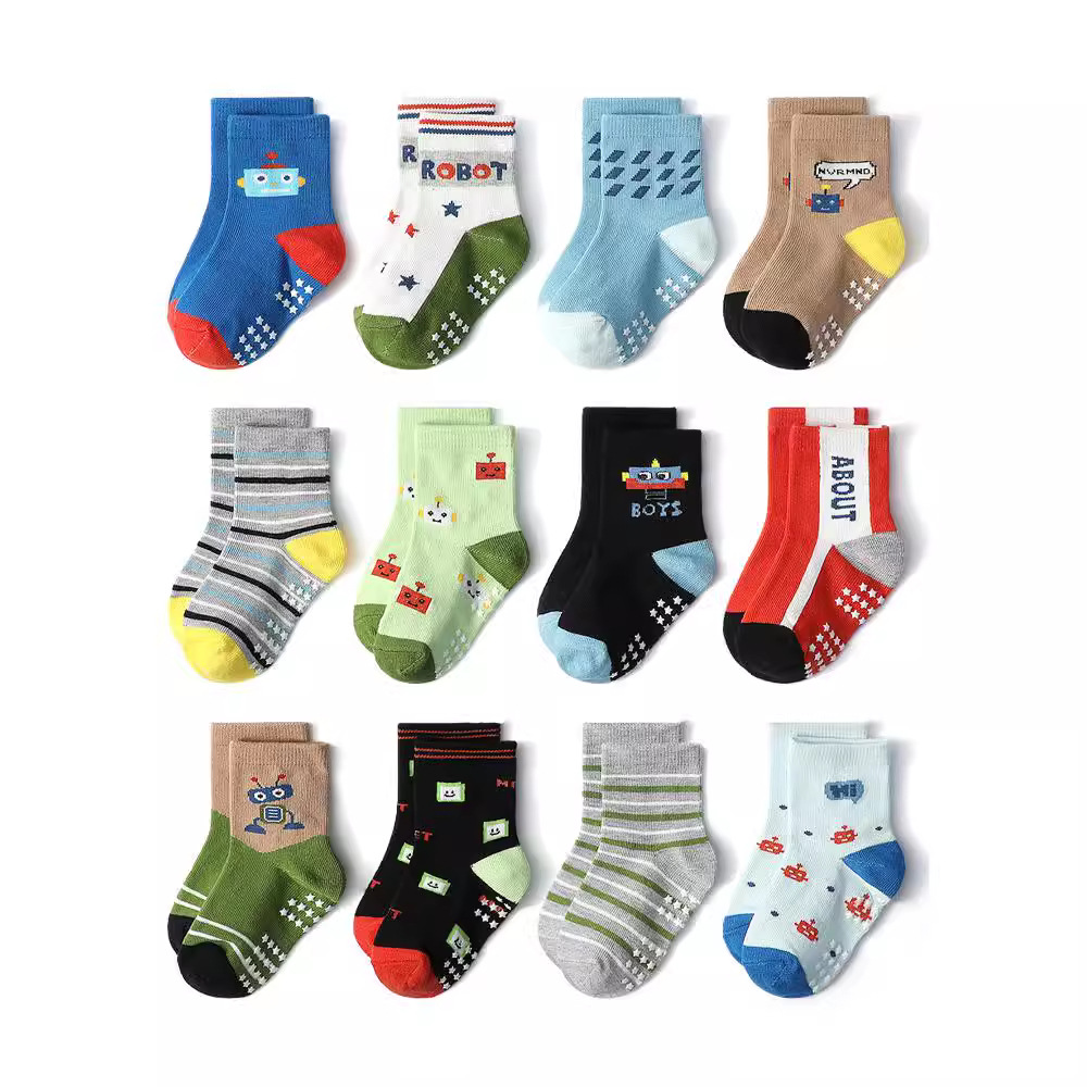 1/3/6/9/12 Pairs Kids Socks Se - Trampoline Park Sock ulasan dan harga