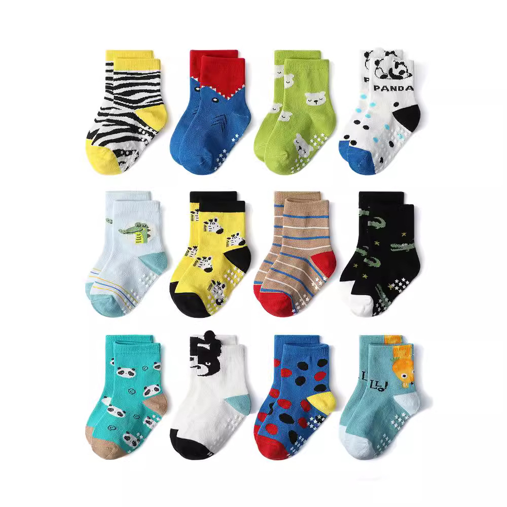 1/3/6/9/12 Pairs Kids Socks Se - Trampoline Park Sock ulasan dan harga